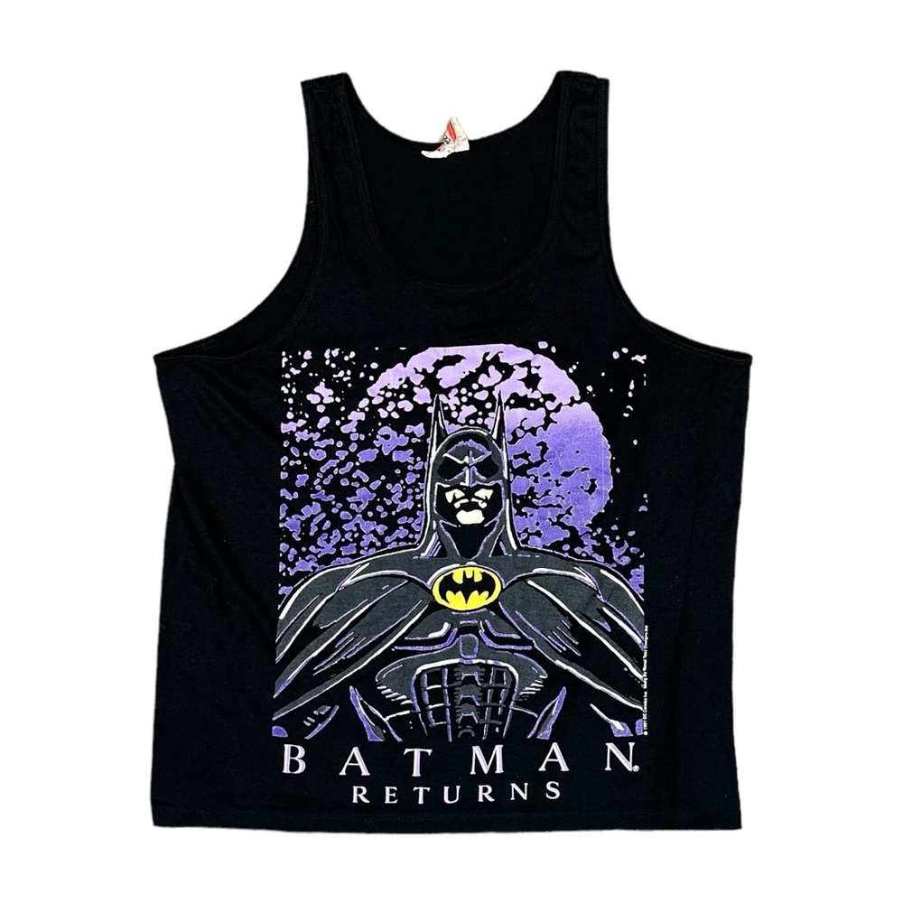 1991 Batman Returns Black Tank Top